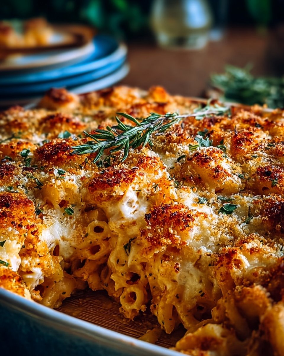 Dump and Bake Chicken Parmesan Casserole