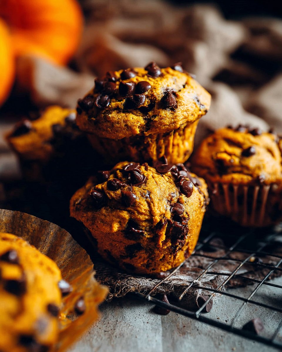 Pumpkin Chocolate Chip Muffins