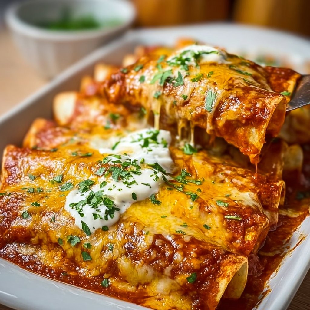 Ultimate Quick and Easy Chicken Enchiladas