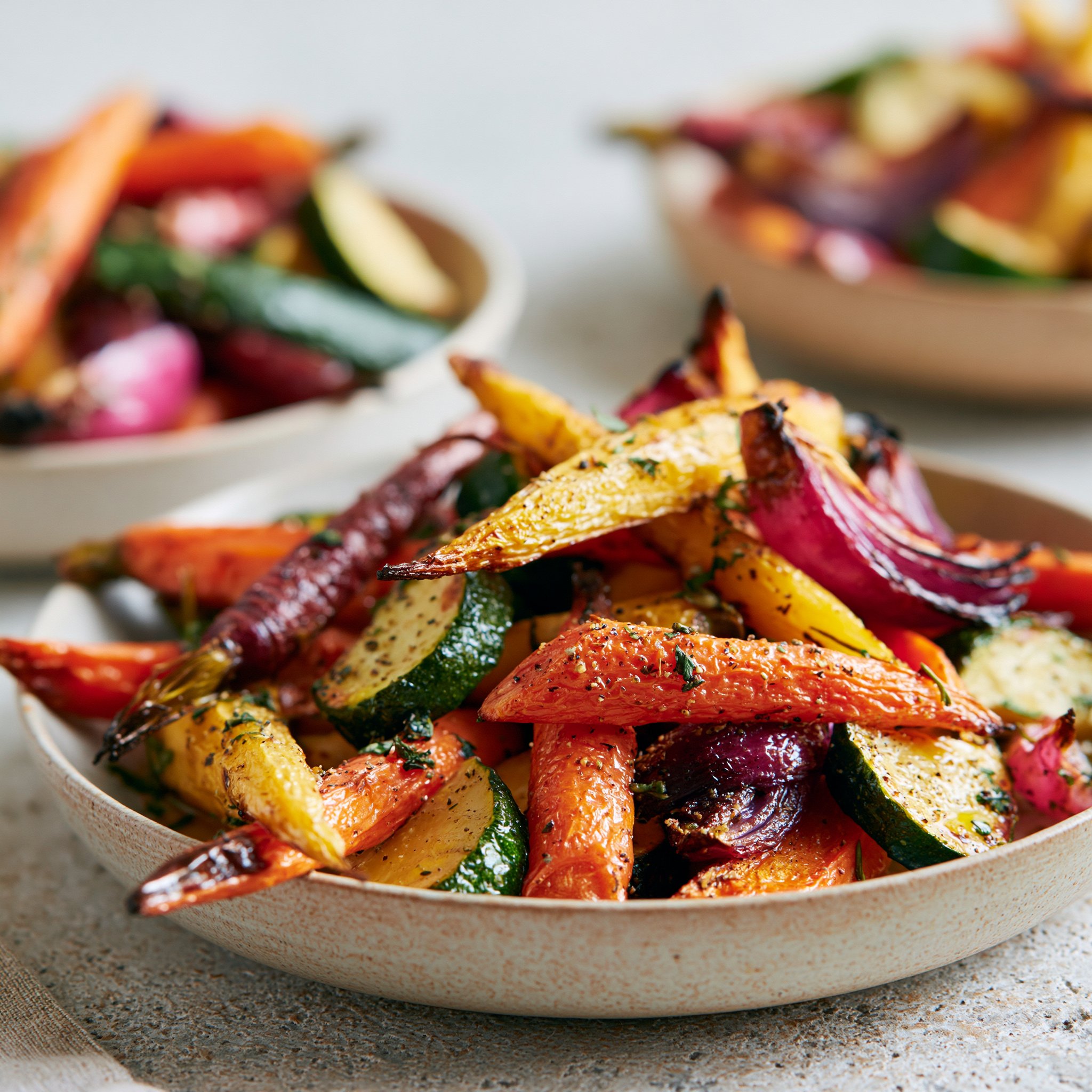 Crispy Air Fryer Roasted Vegetables