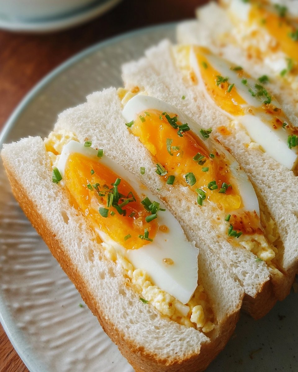Japanisches Eier-Sandwich