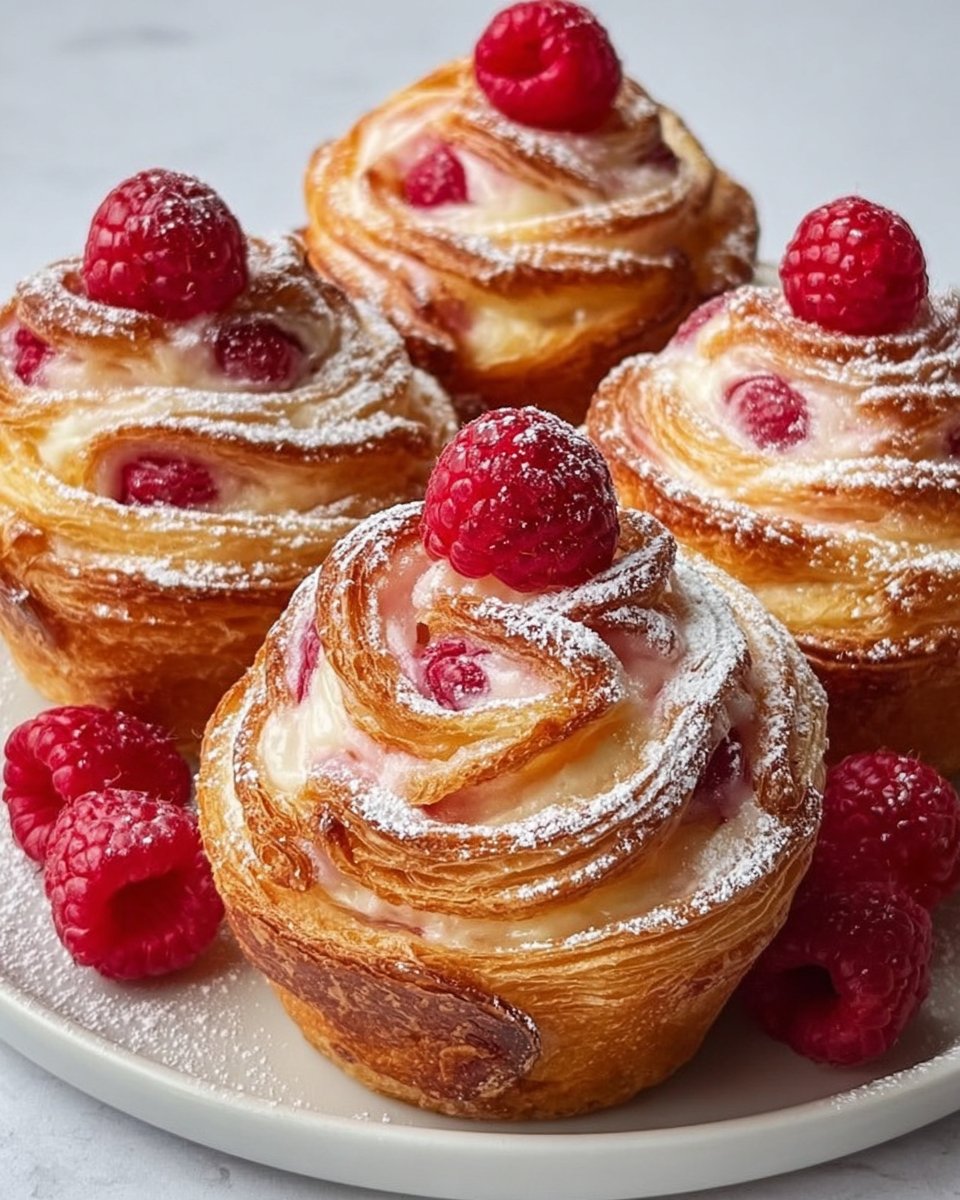 Irresistible Raspberry Cream Cheese Cruffins for Every Occasion
