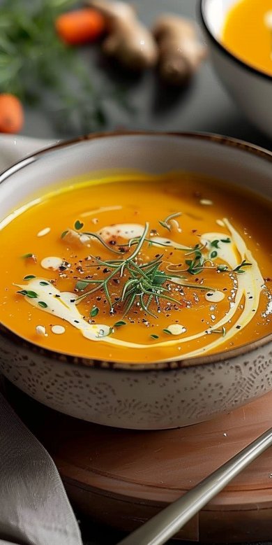 Soupe Carotte Gingembre