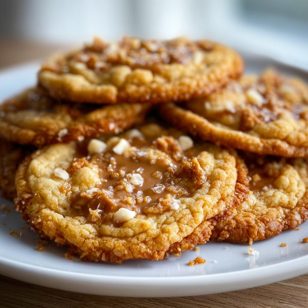 Brown Butter Toffee Cookies