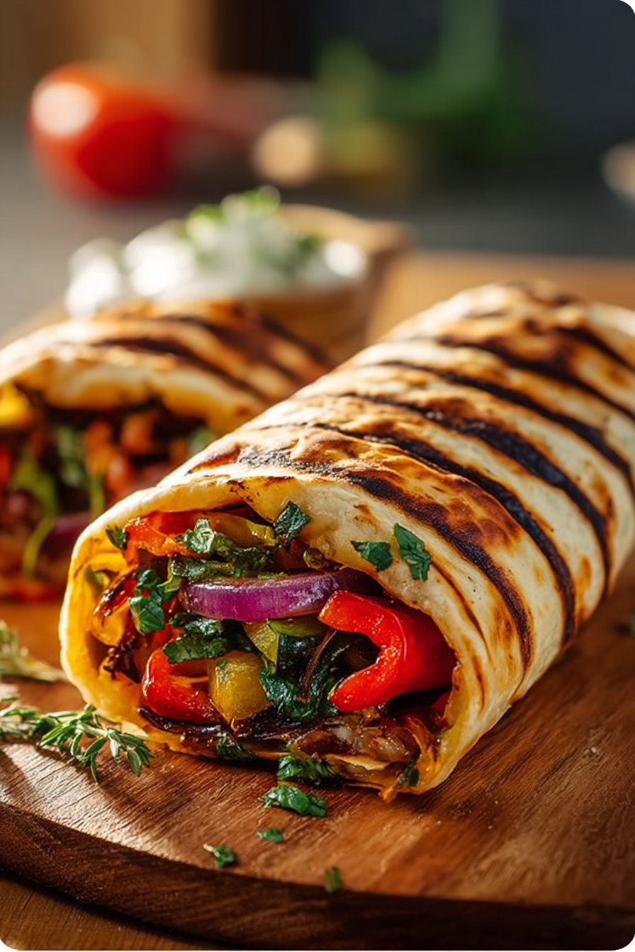 The Grilled Veggie Wrap That Converts Meat-Lovers to English