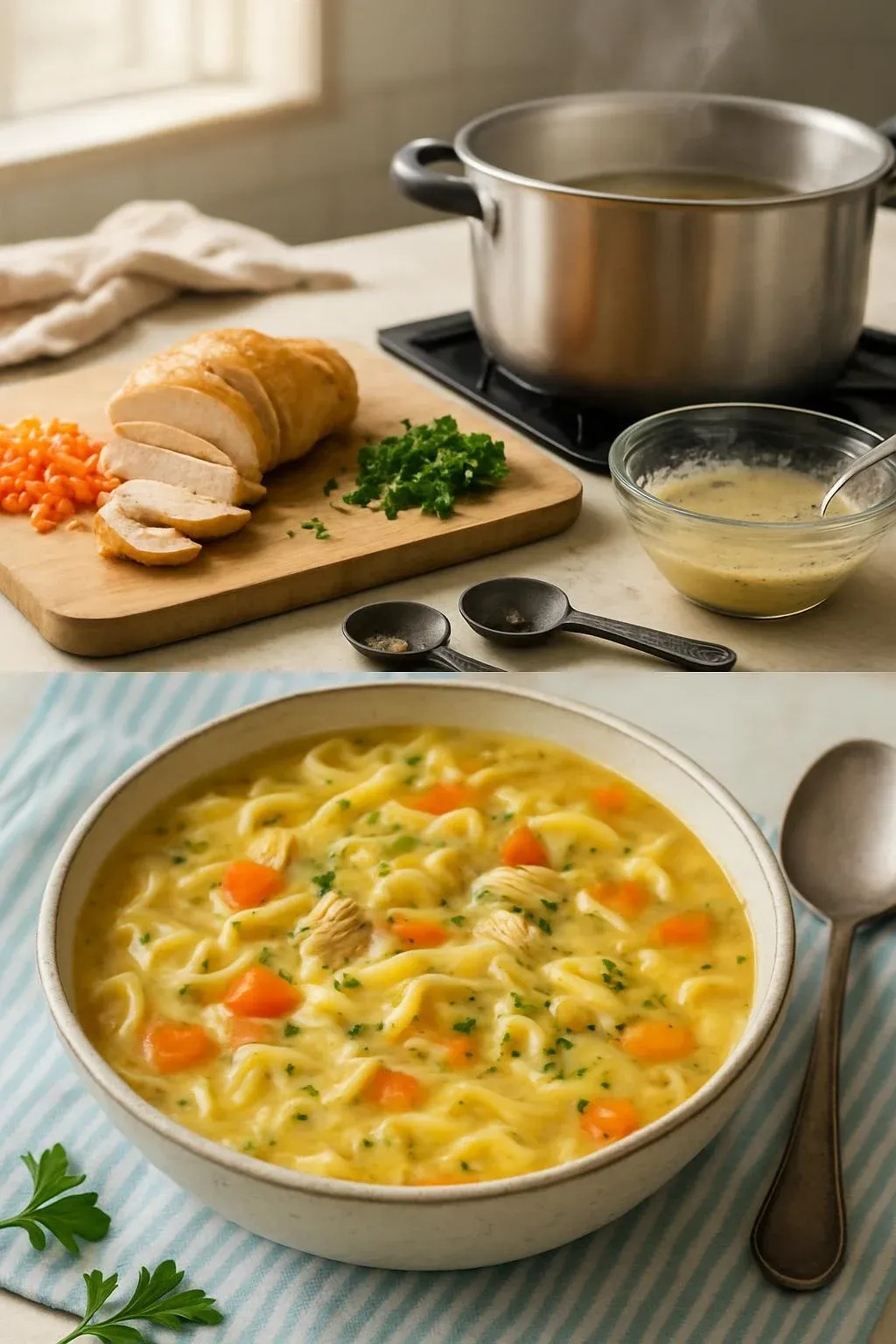 Crack Chicken Noodle Soup
