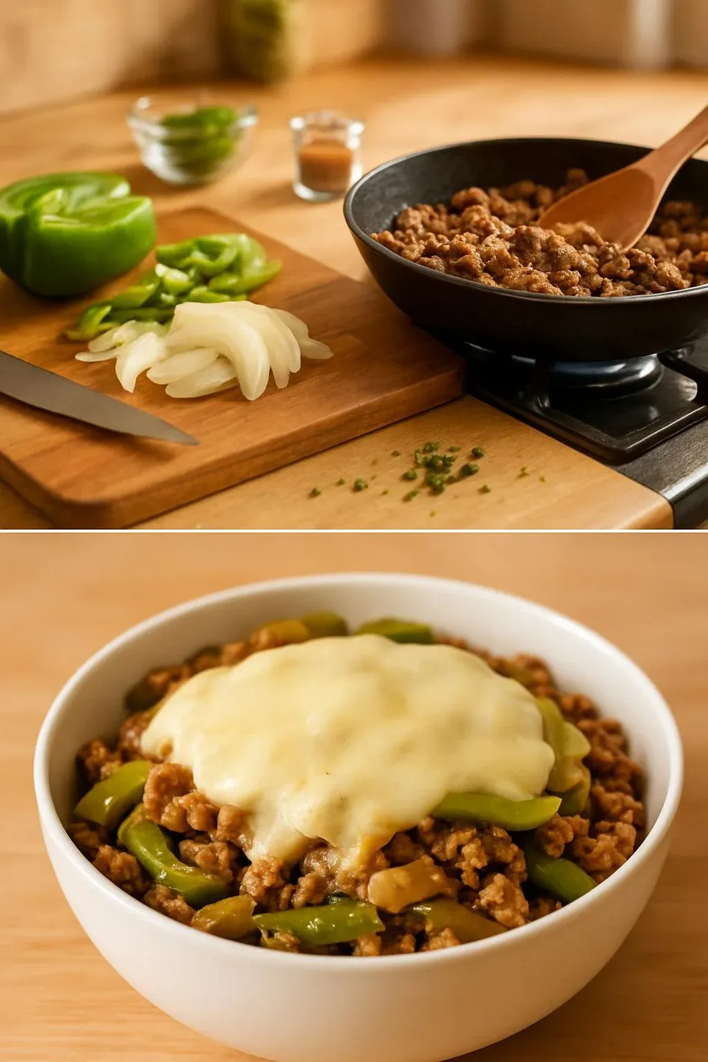 Philly Cheesesteak Bowls – Easy Low-Carb Dinner Idea