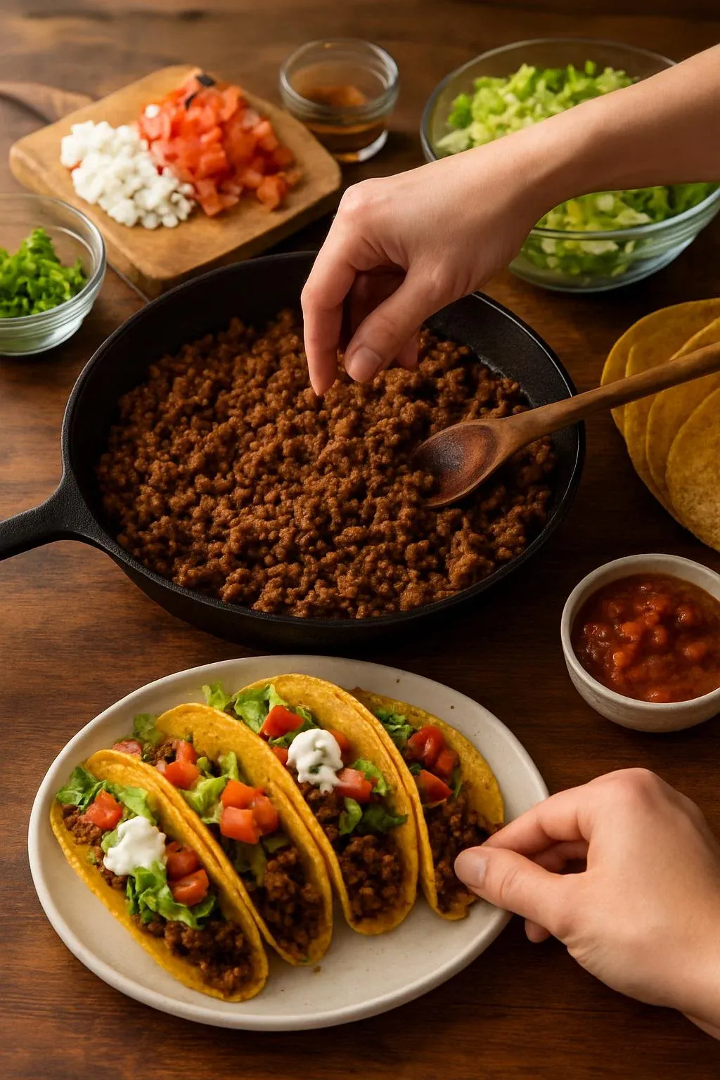 Crispy Beef Tacos