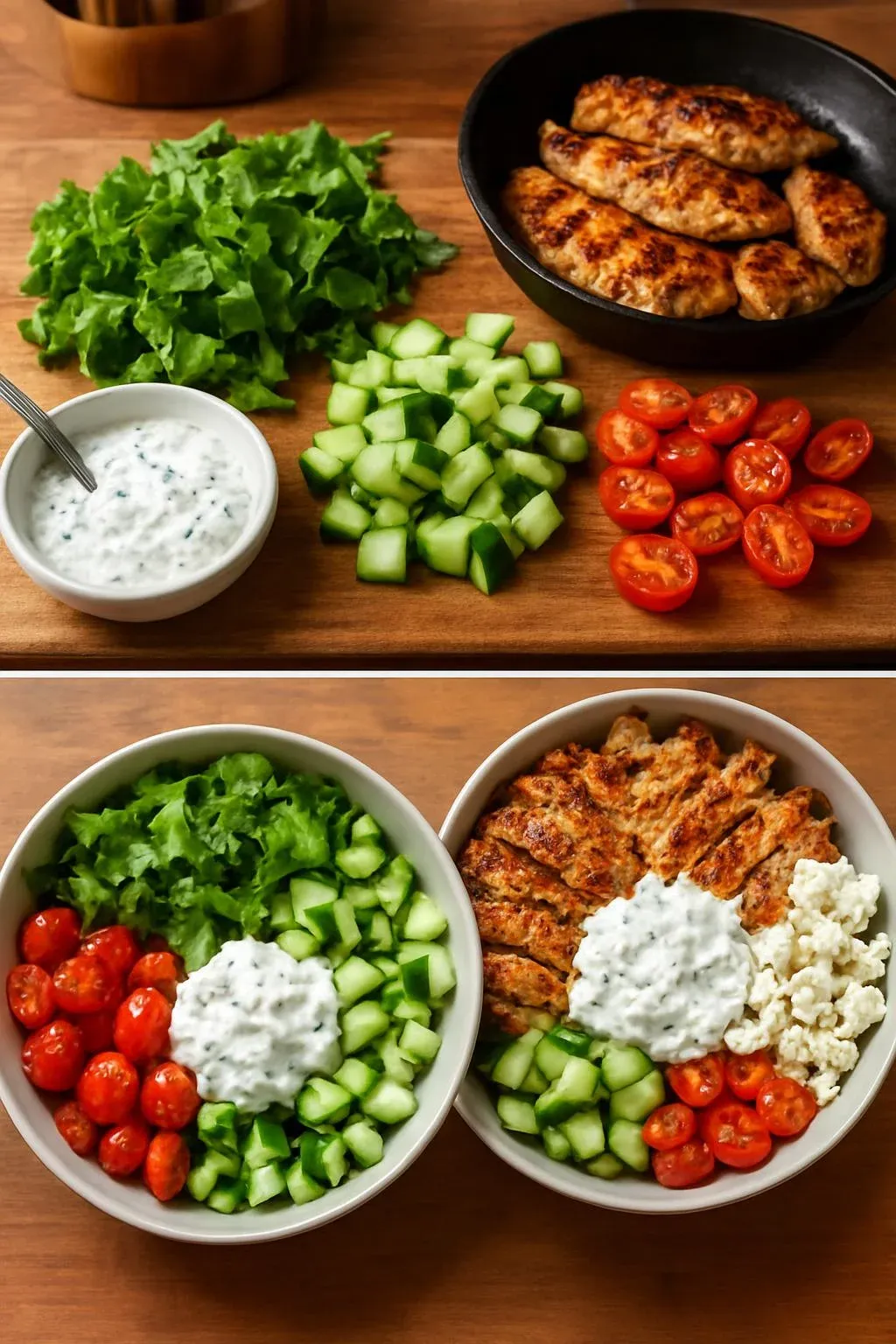 Greek Chicken Bowls