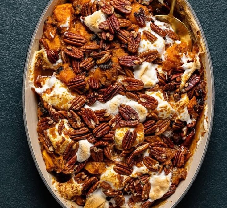 Southern Maple Sweet Potato Casserole