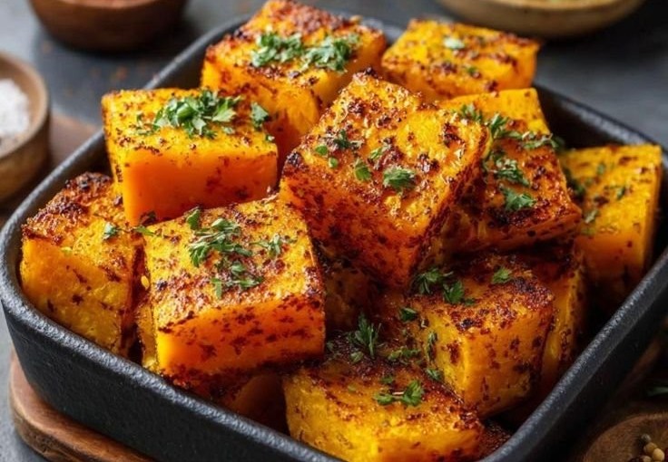 courge butternut épicée à l'airfryer