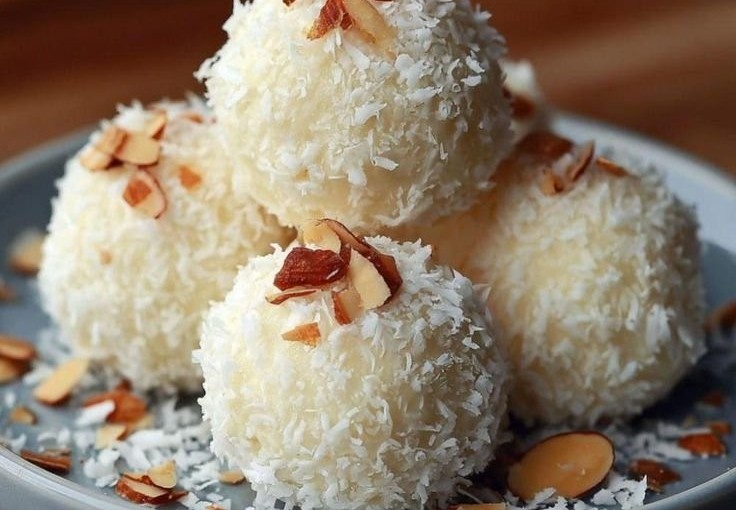 Boules crème noix de coco