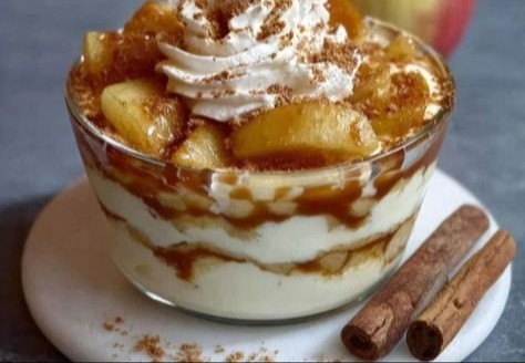 Tiramisu Caramel au Beurre Salé aux Pommes