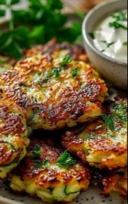 Crispy Zucchini Fritters