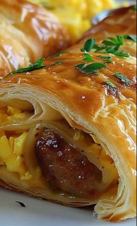 Sausage Egg Breakfast Roll