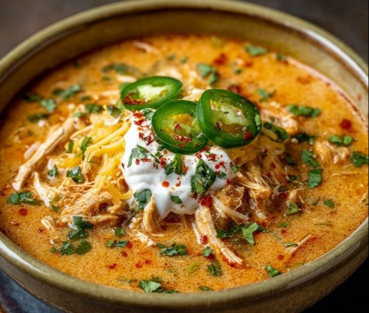 Creamy Chicken Enchilada Soup