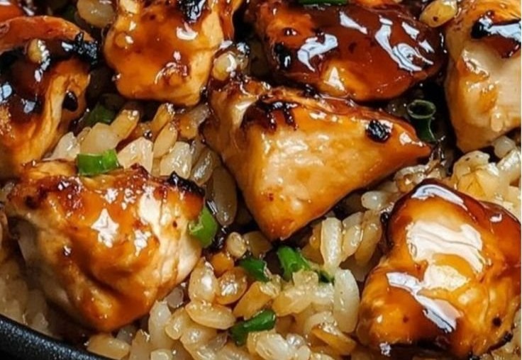 Honey BBQ Chicken Rice