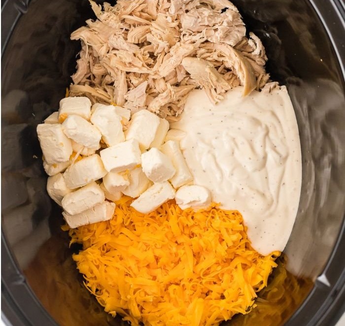 Slow Cooker Buffalo Chicken Dip