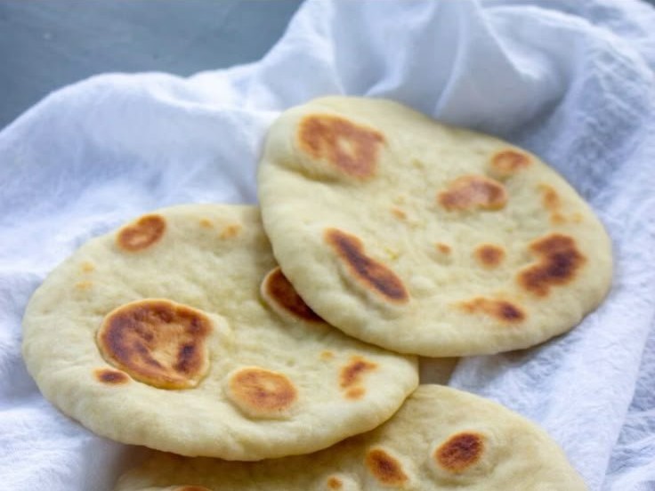 Sourdough Discard Naan
