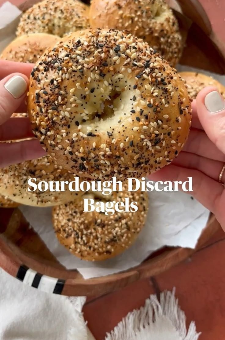 Sourdough Discard Bagels