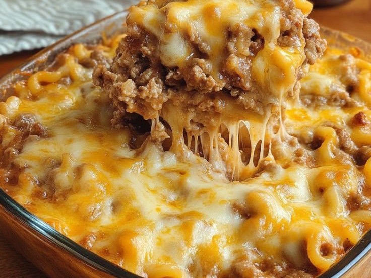 Cheesy Hamburger Casserole