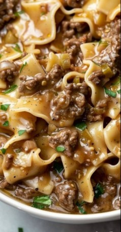 Simple Beef and Noodles