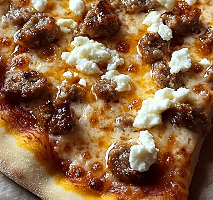Hot Sausage Feta Honey Pizza: A Sweet and Spicy Masterpiece