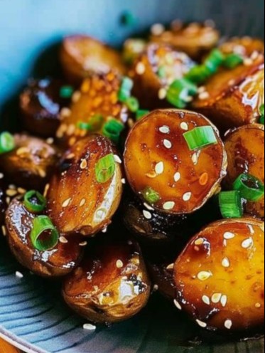 5 Ingredient Asian Honey Garlic Potatoes