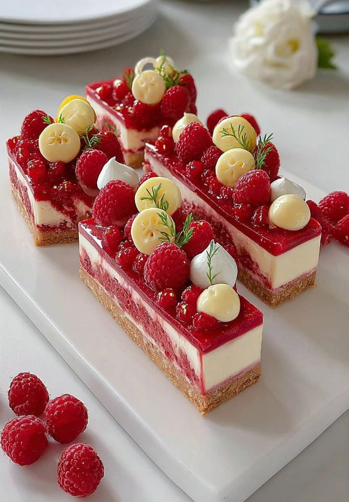Creamy Raspberry Cheesecake