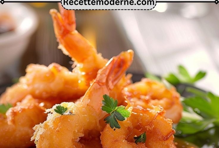 Beignets de crevettes croustillants