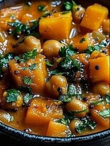 Curry au potiron et pois chiches : Une Recette Incroyable Ultime