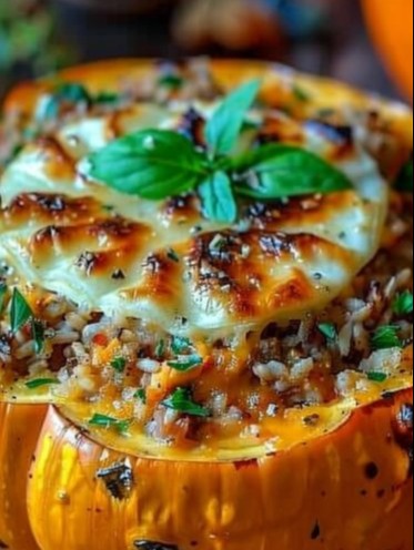 Potimarron Farci au Reblochon