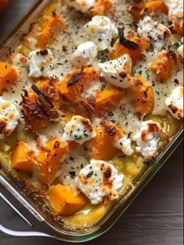 Gratin de potimarron et chèvre - Le Projet Mona