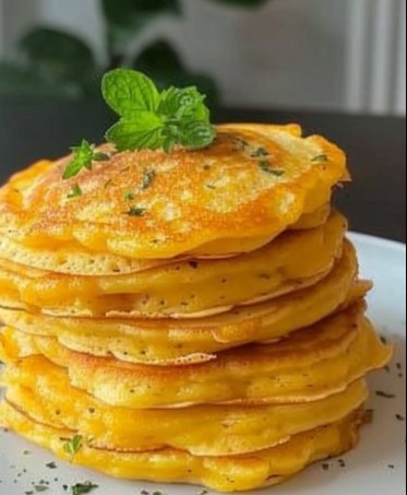 Pancakes potimarron et mozza