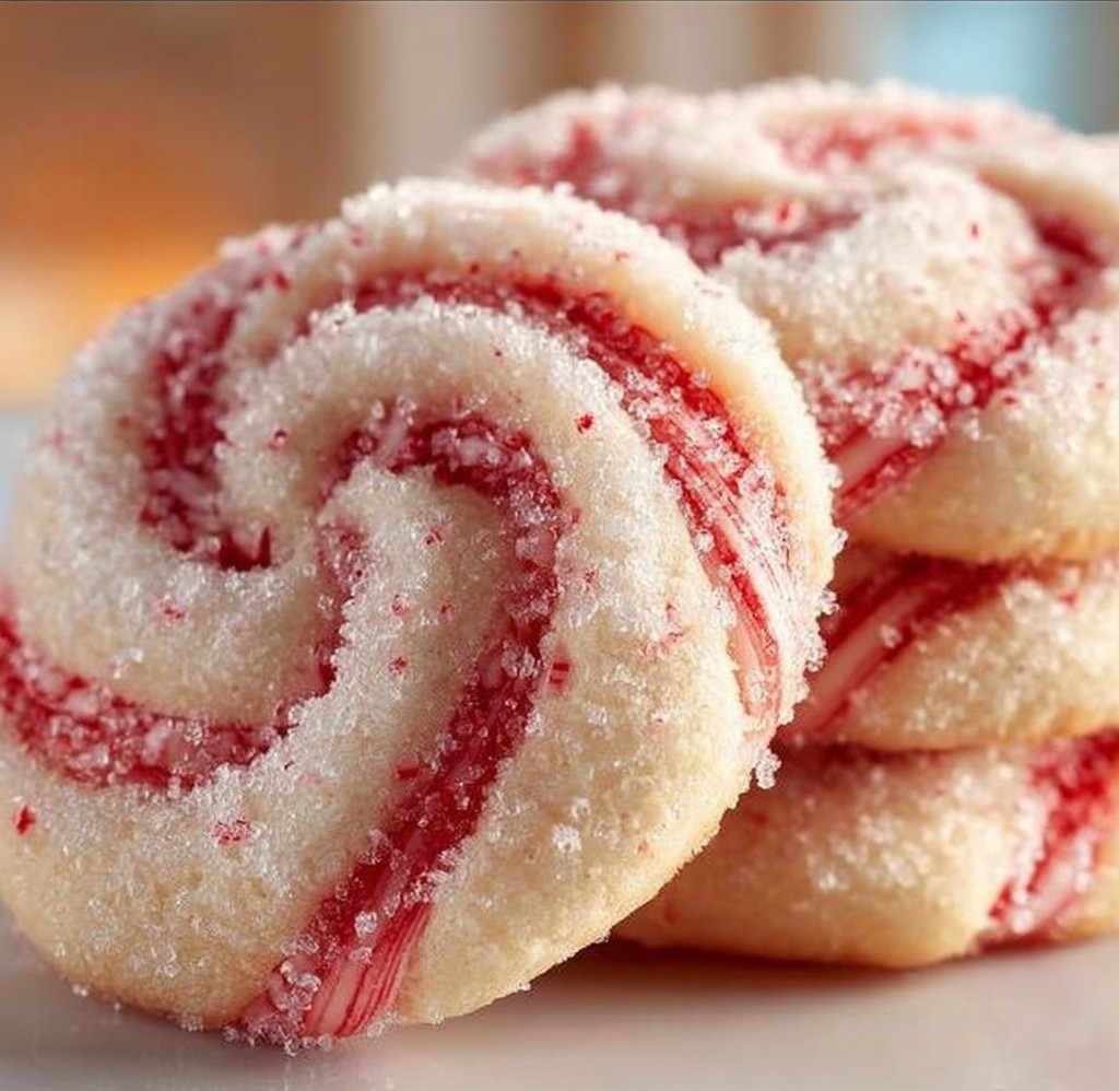 Peppermint Swirl Cookies