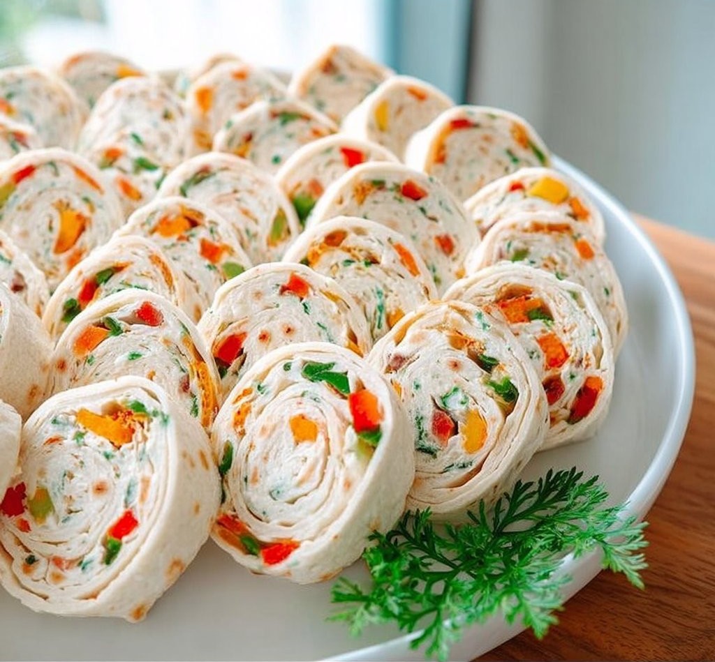 Veggie Tortilla Roll Ups