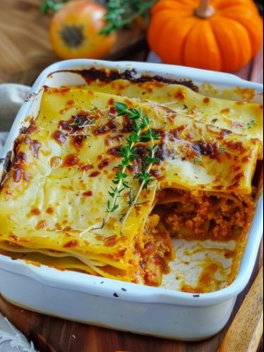 Lasagnes d'automne au potimarron