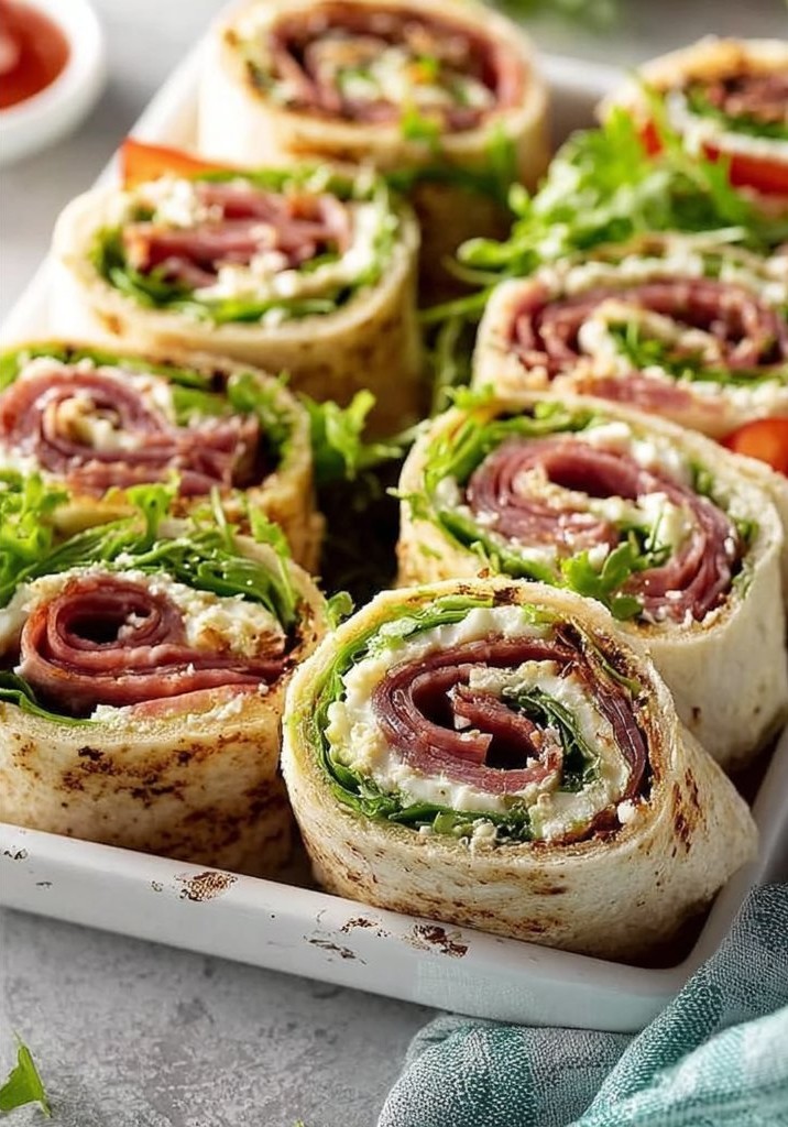 Italian Pinwheel Sandwiches