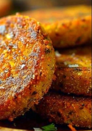 Galettes au potimarron et au parmesan