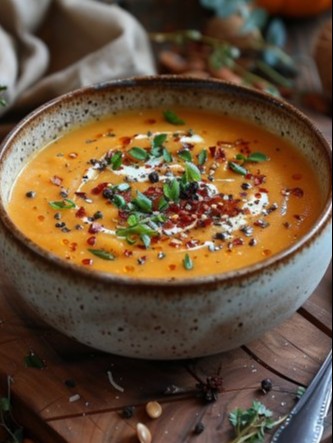 Recipe for Pumpkin and Coconut Milk Soup