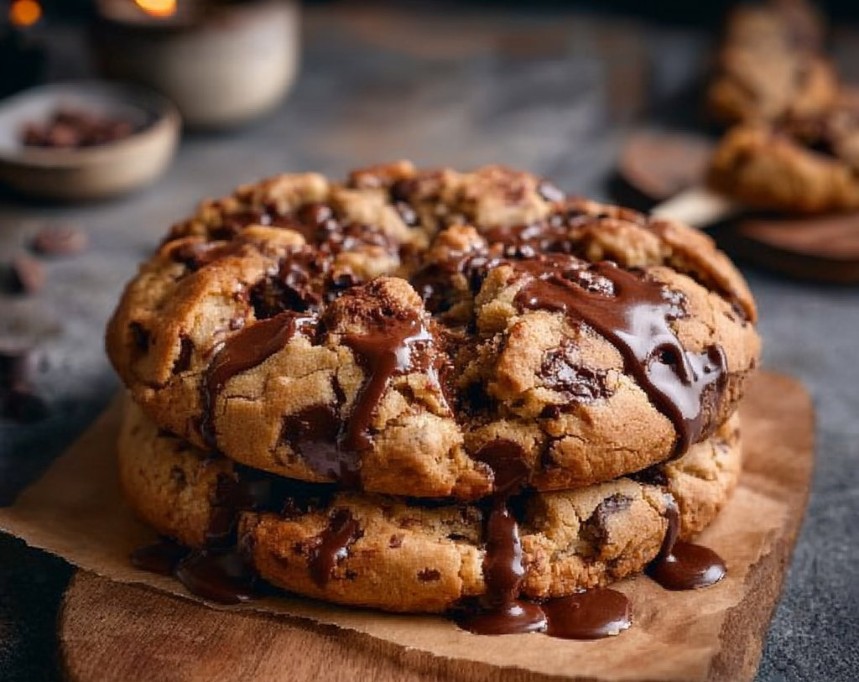 The Best Giant Chocolate Chip Cookie