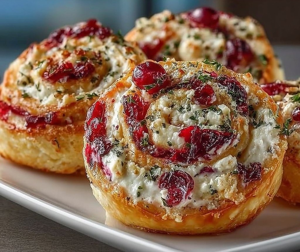 Cranberry Cream Cheese Pinwheels: A Festive Delight!
