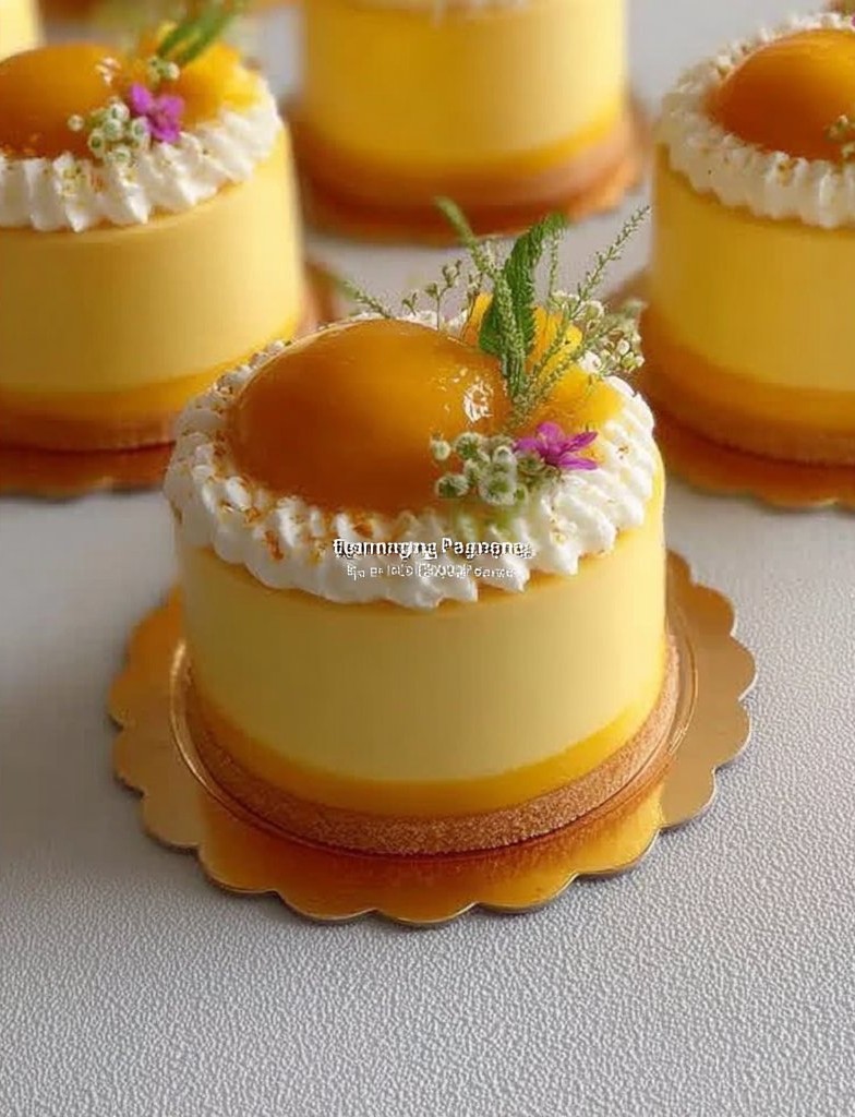 Mango coconut mousse