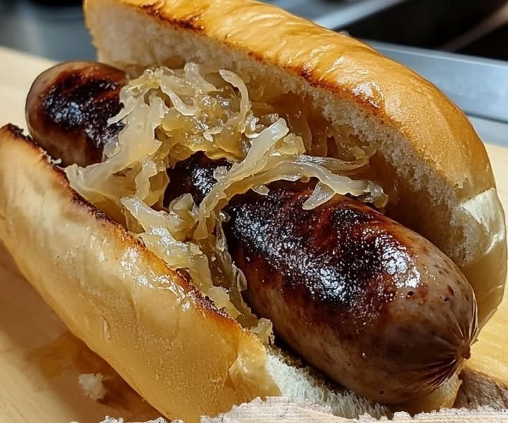 Bratwurst with Sauerkraut