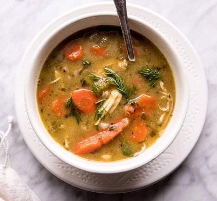 Slow Cooker Hearty Chicken Soup