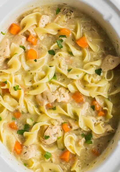 Creamy Chicken Noodle Soup