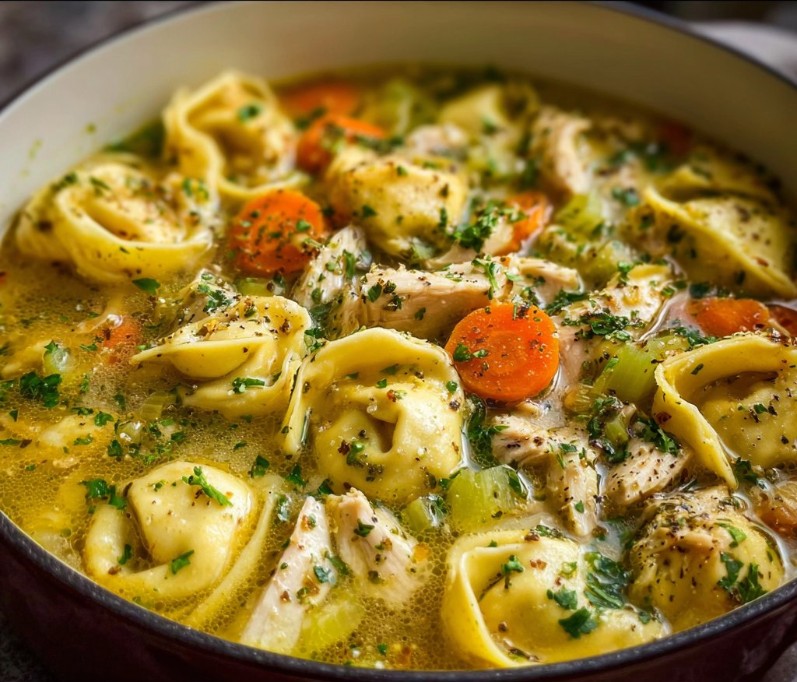 Chicken Tortellini Soup Recipe