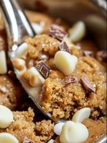 Homemade Cappuccino Cookies with White Chocolate
