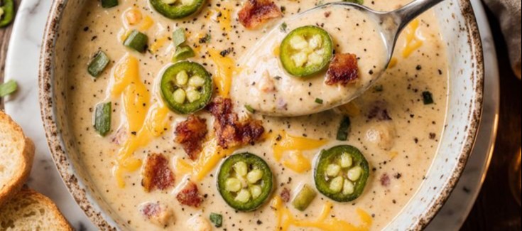 Cheddar Jalapeño Soup