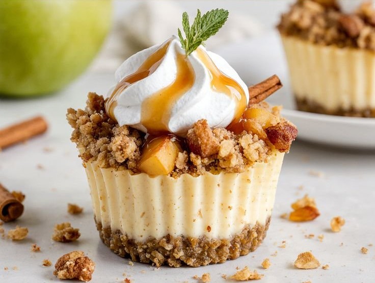 Mini Apple Cheesecakes